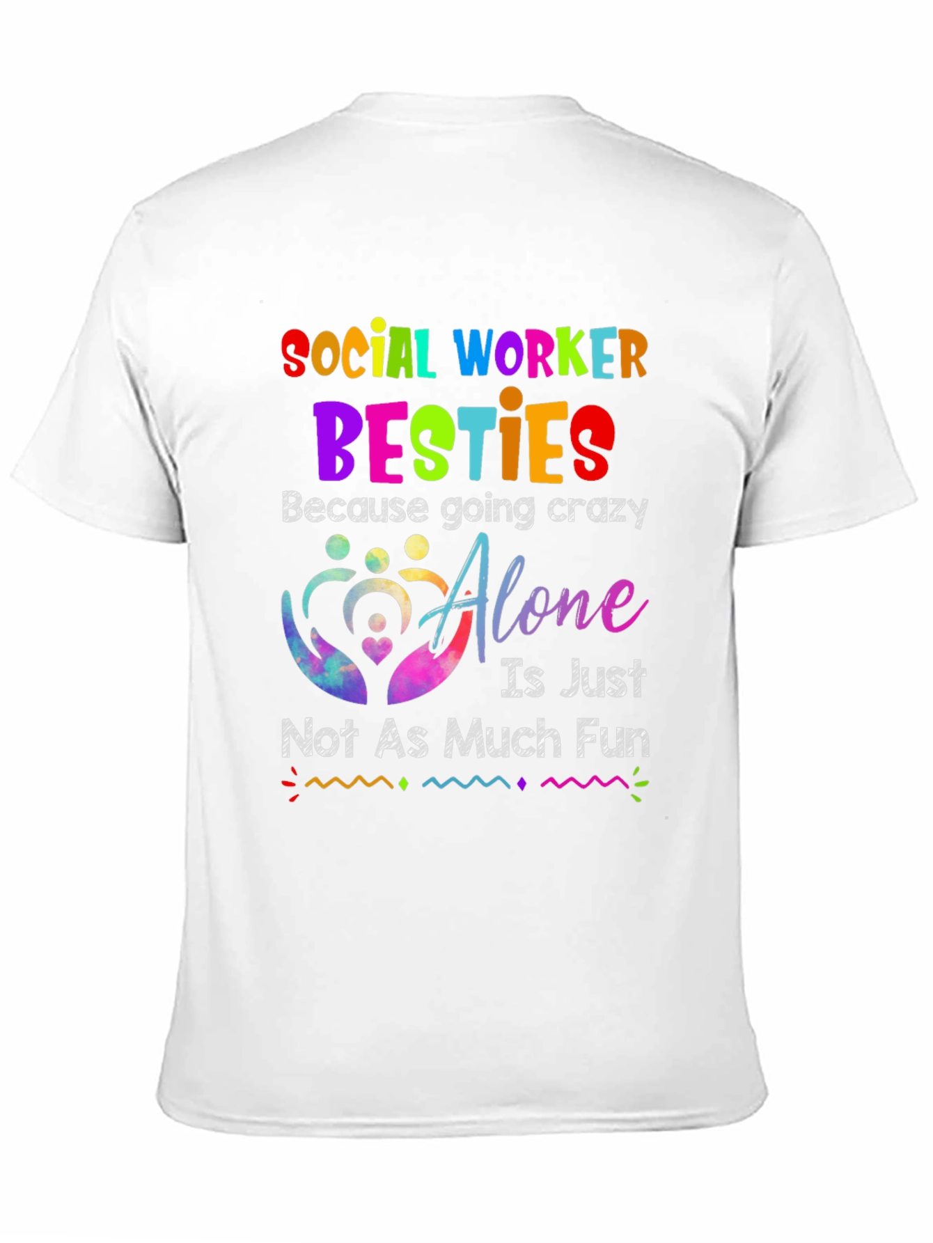 Social Worker Besties Graphic T-Shirt