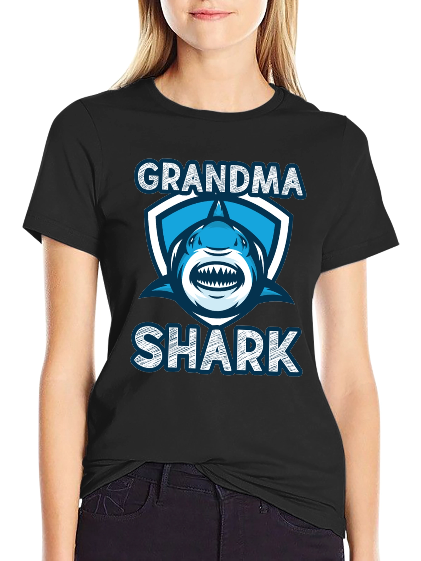 Grandma Shark Graphic Tee