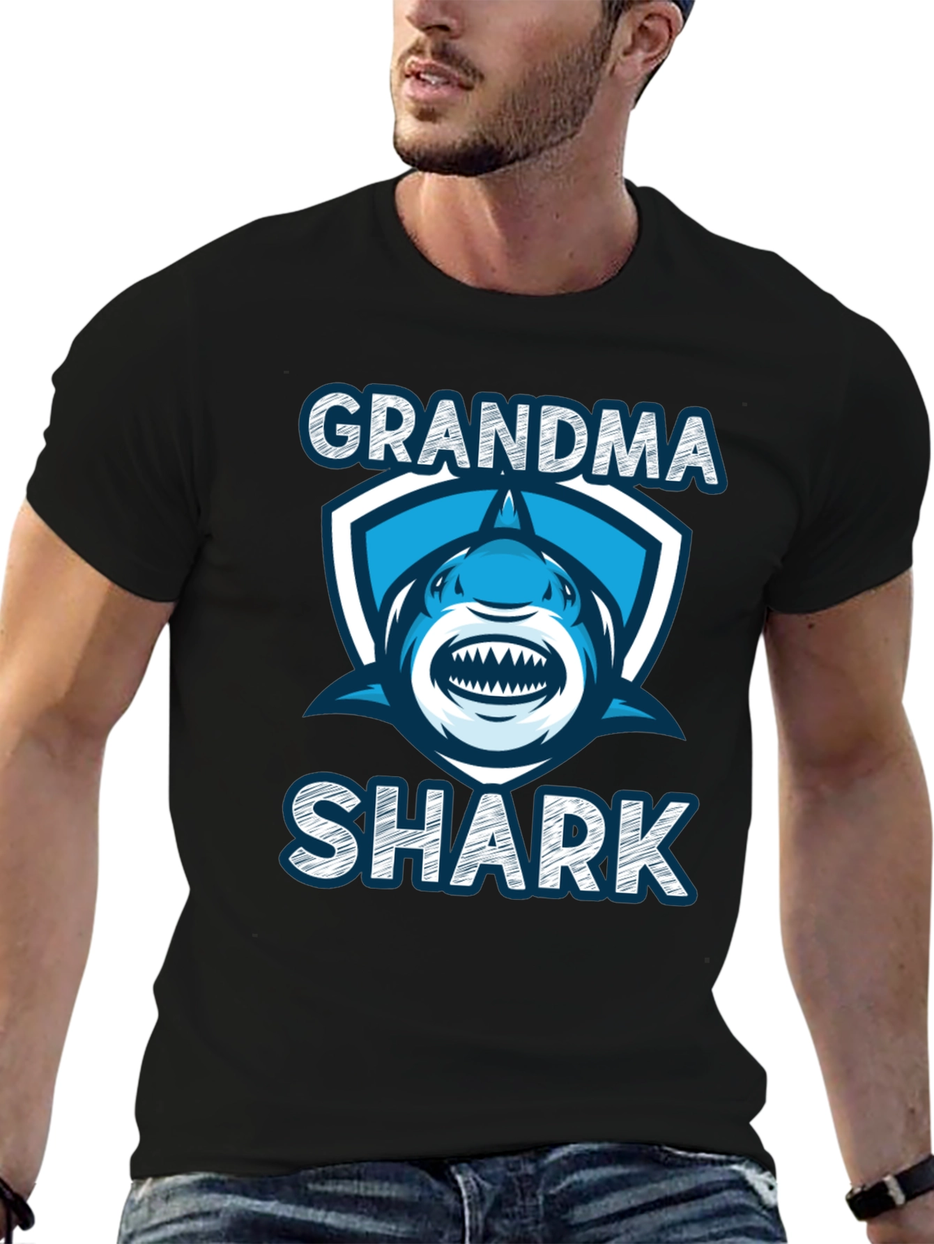 Grandma Shark Graphic Tee