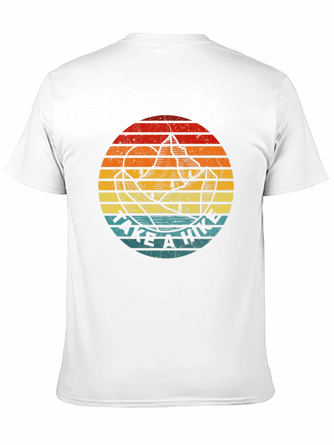 Retro Take A Hike Graphic Tee - Black