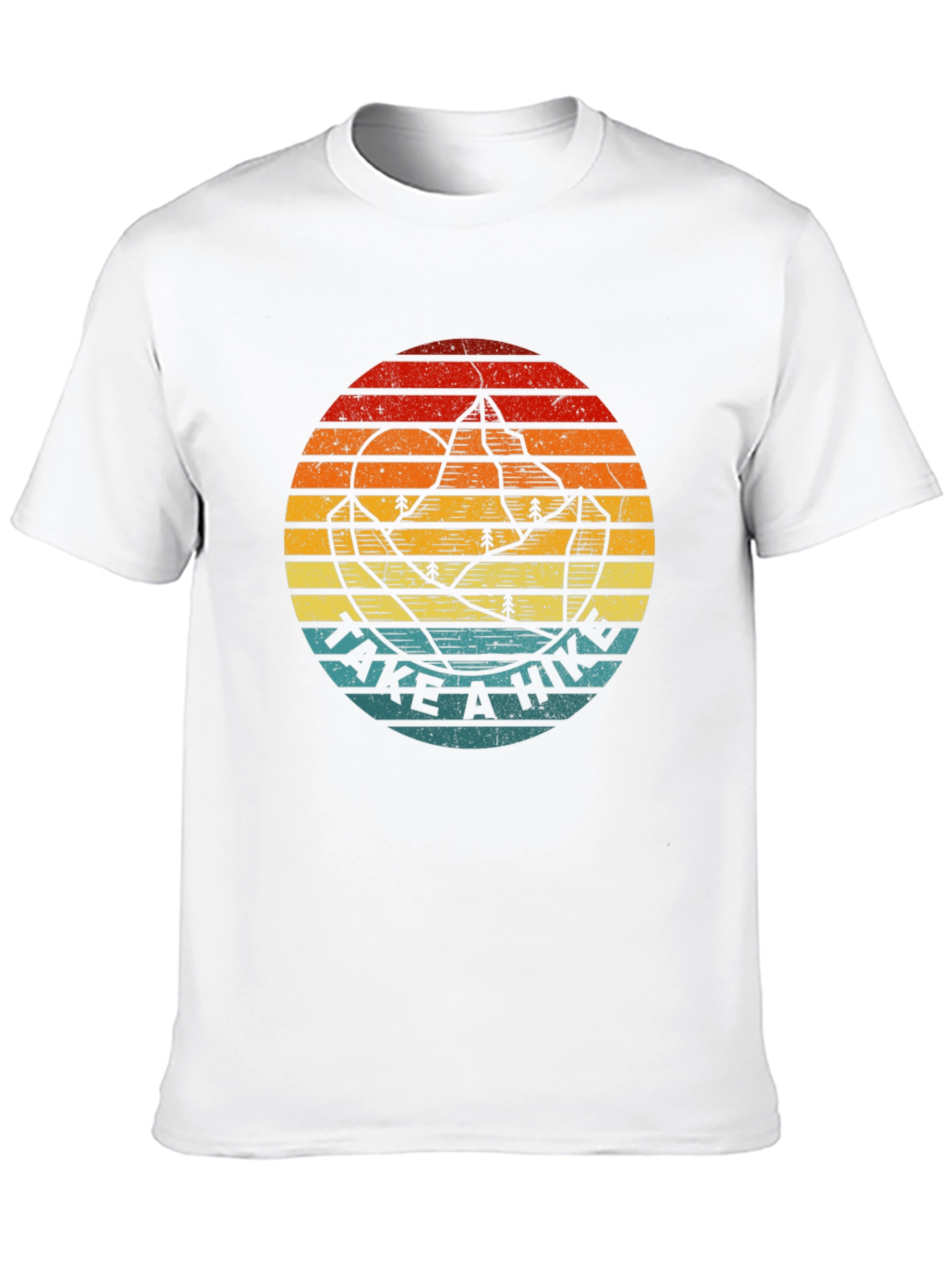 Retro Take A Hike Graphic Tee - Black
