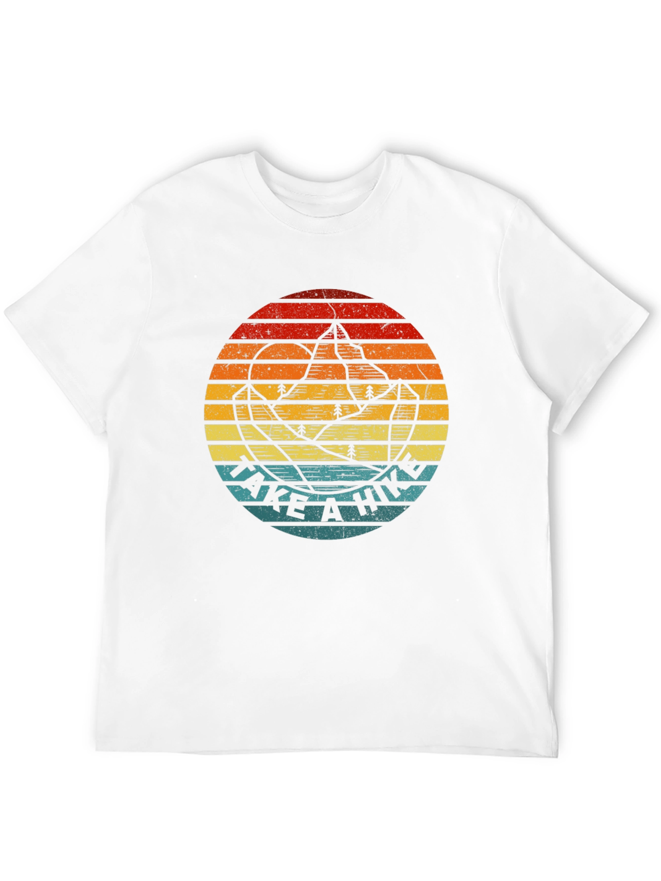 Retro Take A Hike Graphic Tee - Black