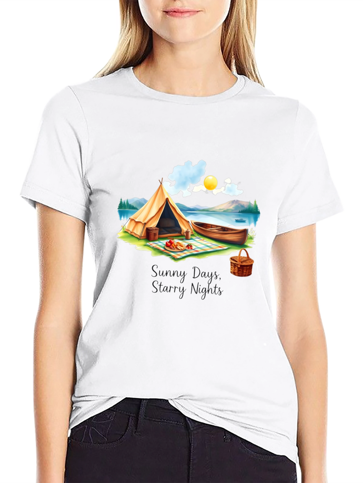 Camping Adventure Graphic Tee