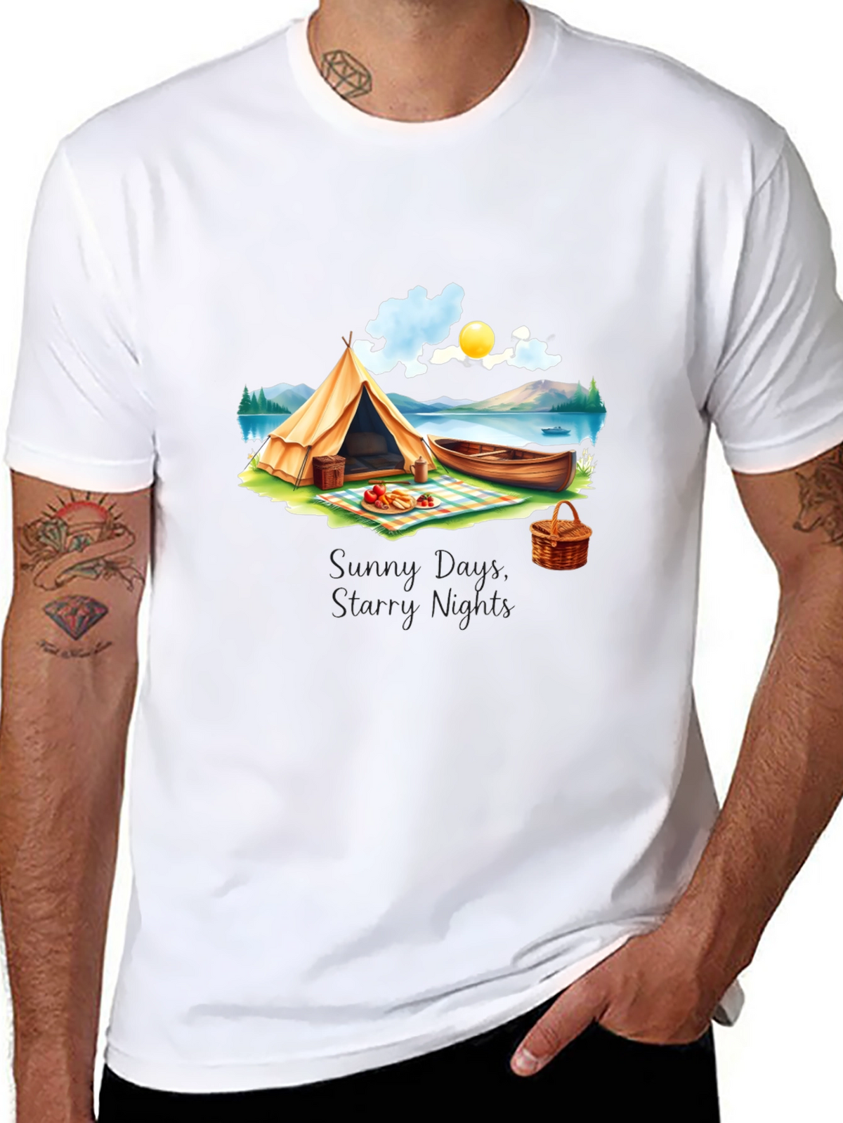 Camping Adventure Graphic Tee
