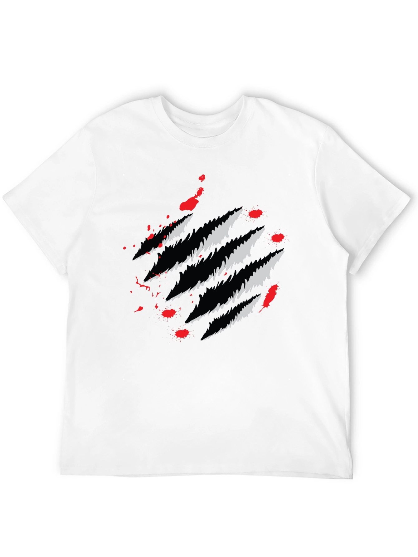 Claw Mark Graphic T-Shirt - Stylish & Edgy Design