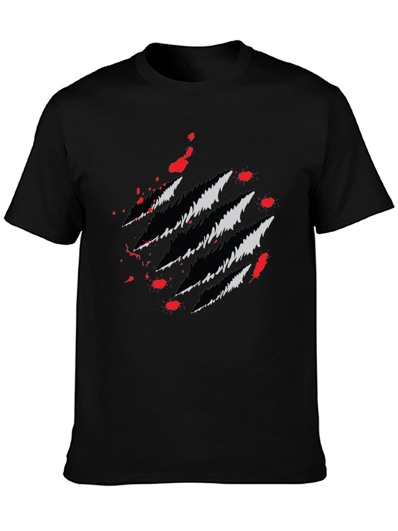 Claw Mark Graphic T-Shirt - Stylish & Edgy Design