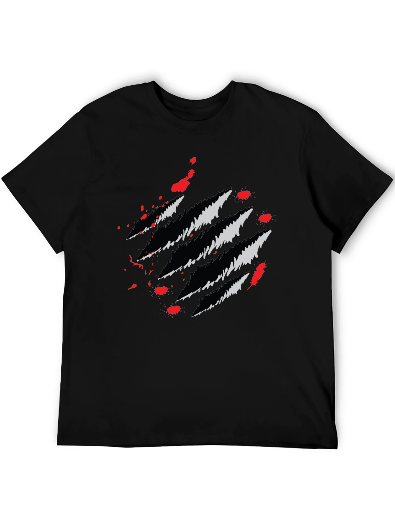 Claw Mark Graphic T-Shirt - Stylish & Edgy Design