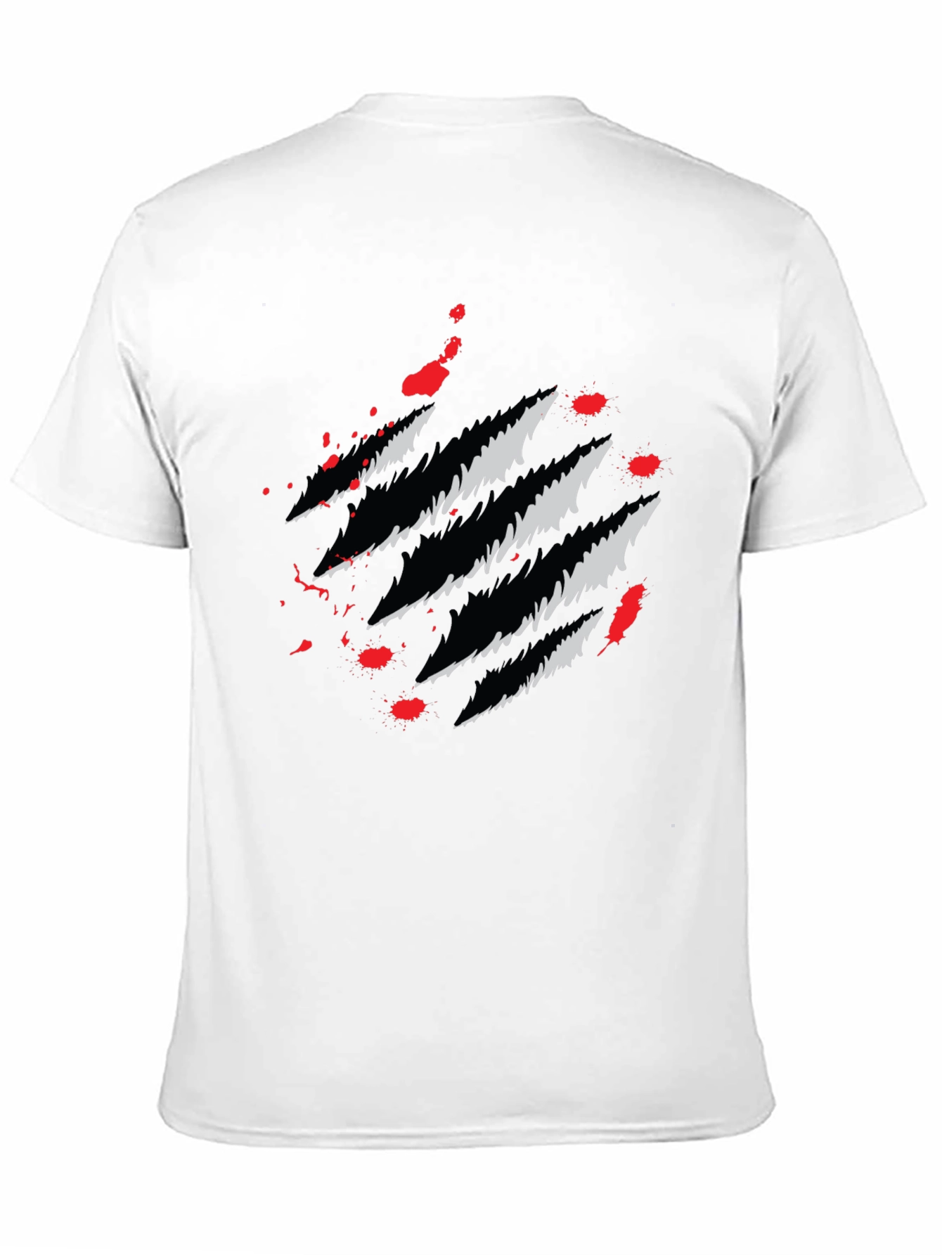 Claw Mark Graphic T-Shirt - Stylish & Edgy Design