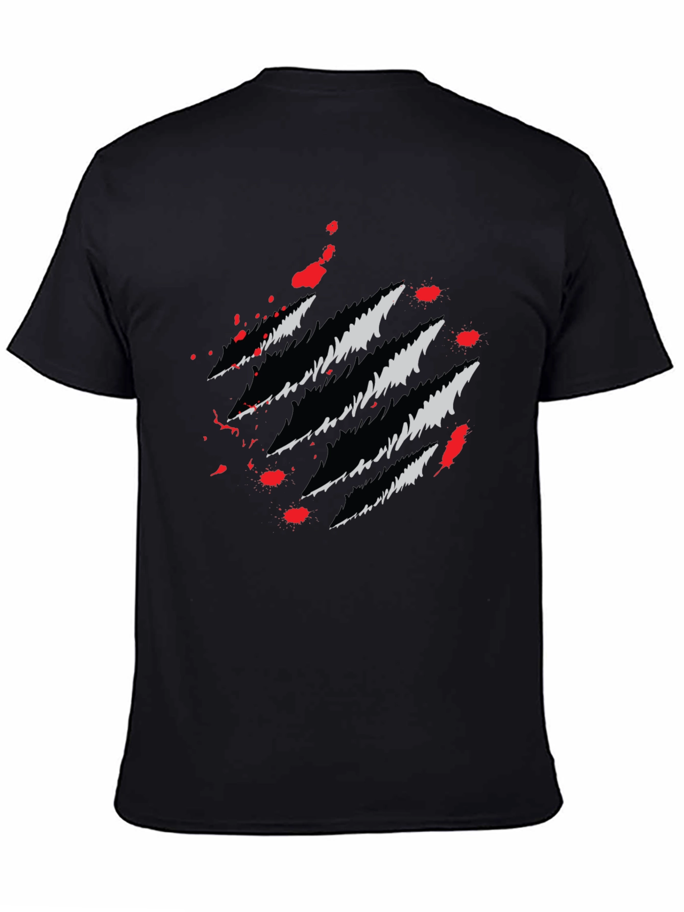 Claw Mark Graphic T-Shirt - Stylish & Edgy Design