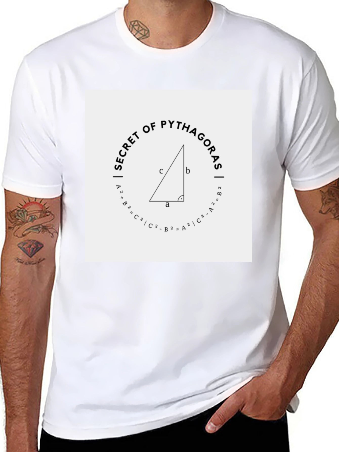 Secret of Pythagoras Black Tee Shirt