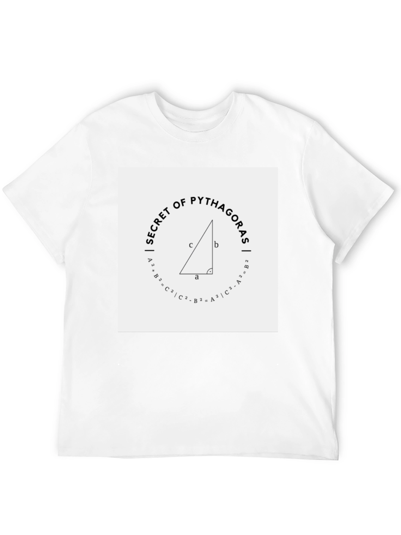 Secret of Pythagoras Black Tee Shirt