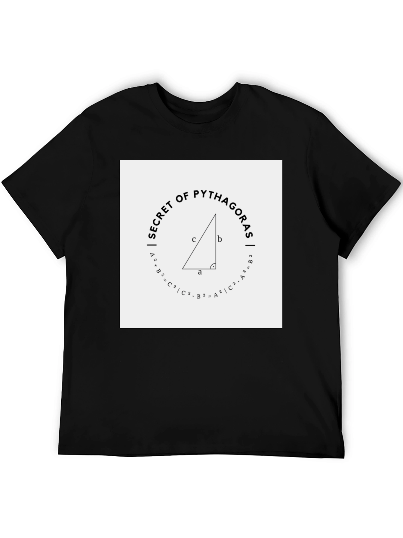 Secret of Pythagoras Black Tee Shirt