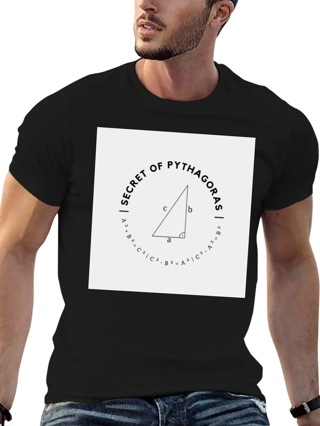 Secret of Pythagoras Black Tee Shirt