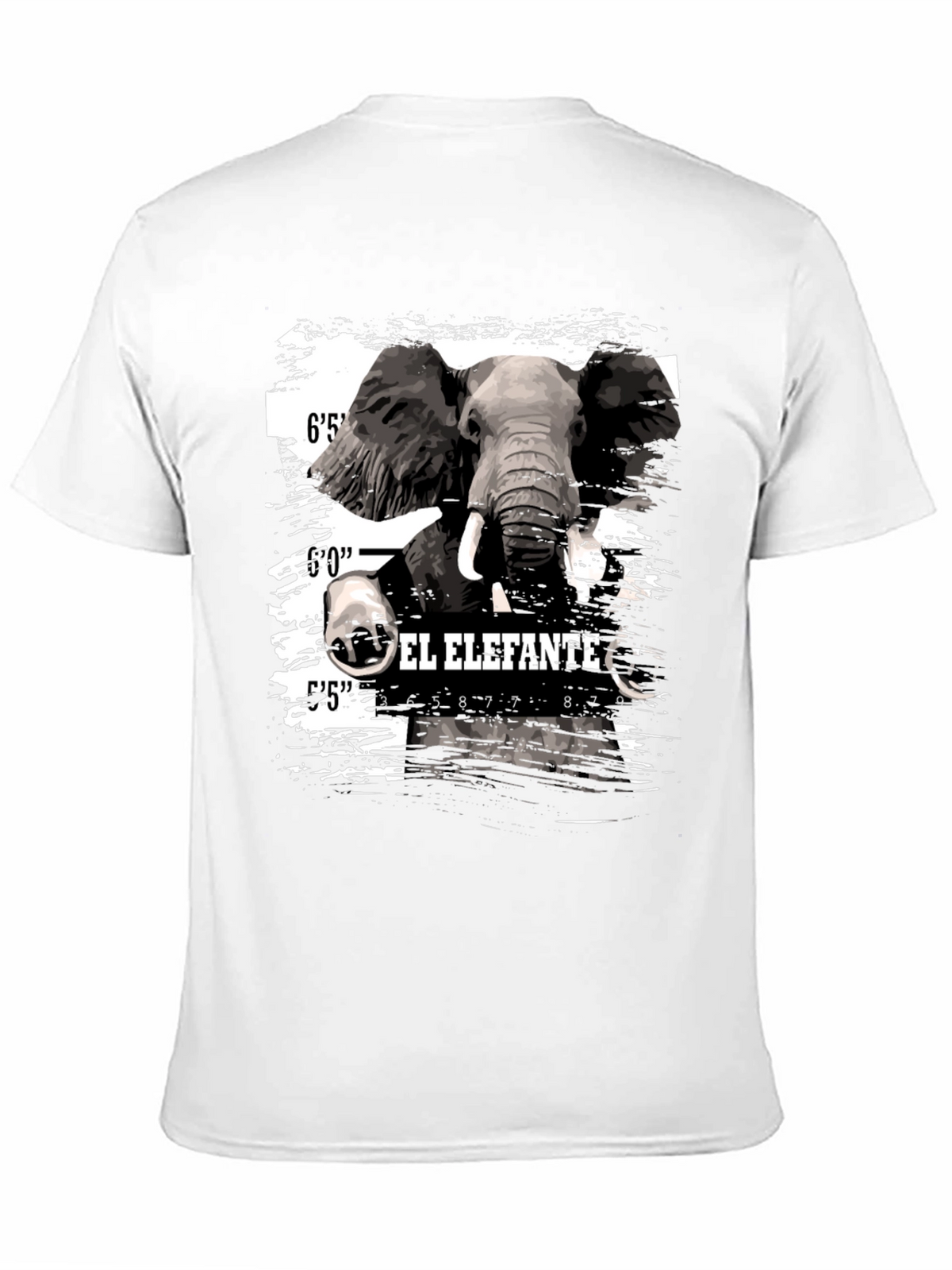 El Elefante Mugshot T-Shirt - Mens Black Graphic Tee