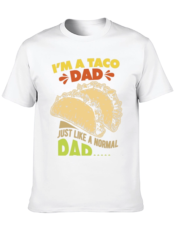 Taco Dad Graphic T-Shirt - Funny Foodie Tee