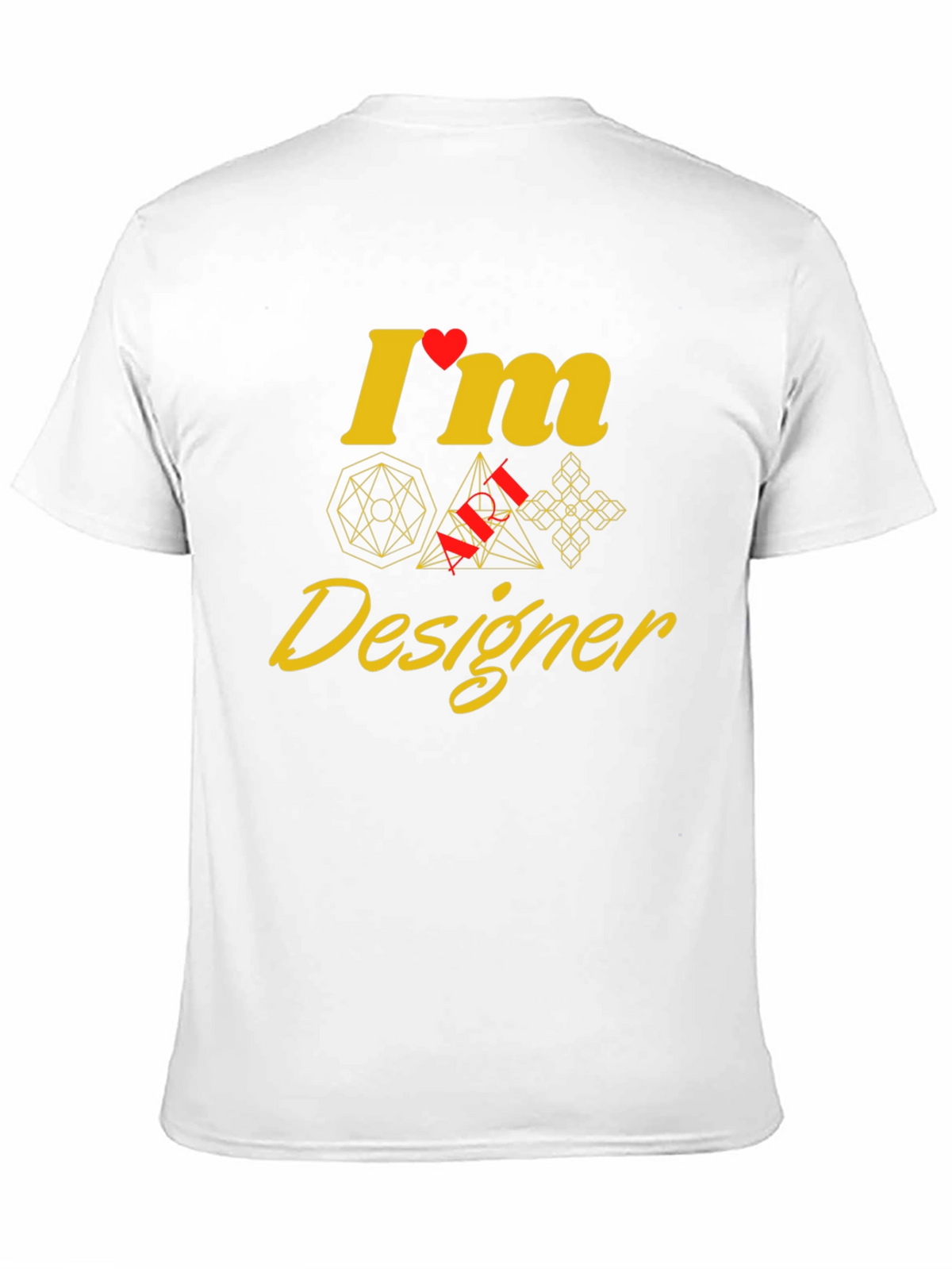 Geometric Designer Graphic Tee - Unique Style