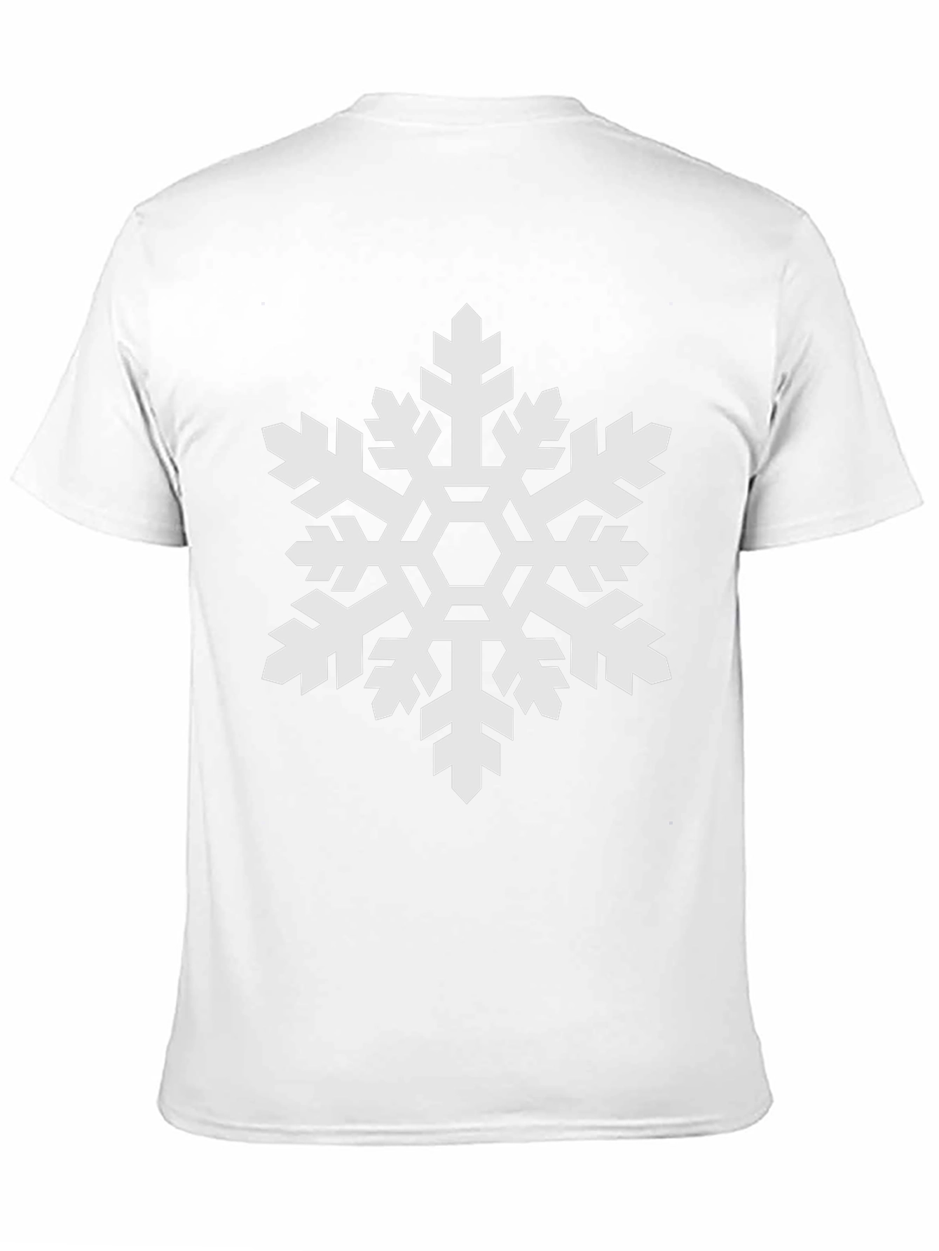Snowflake Graphic Tee - Black Winter Holiday Shirt