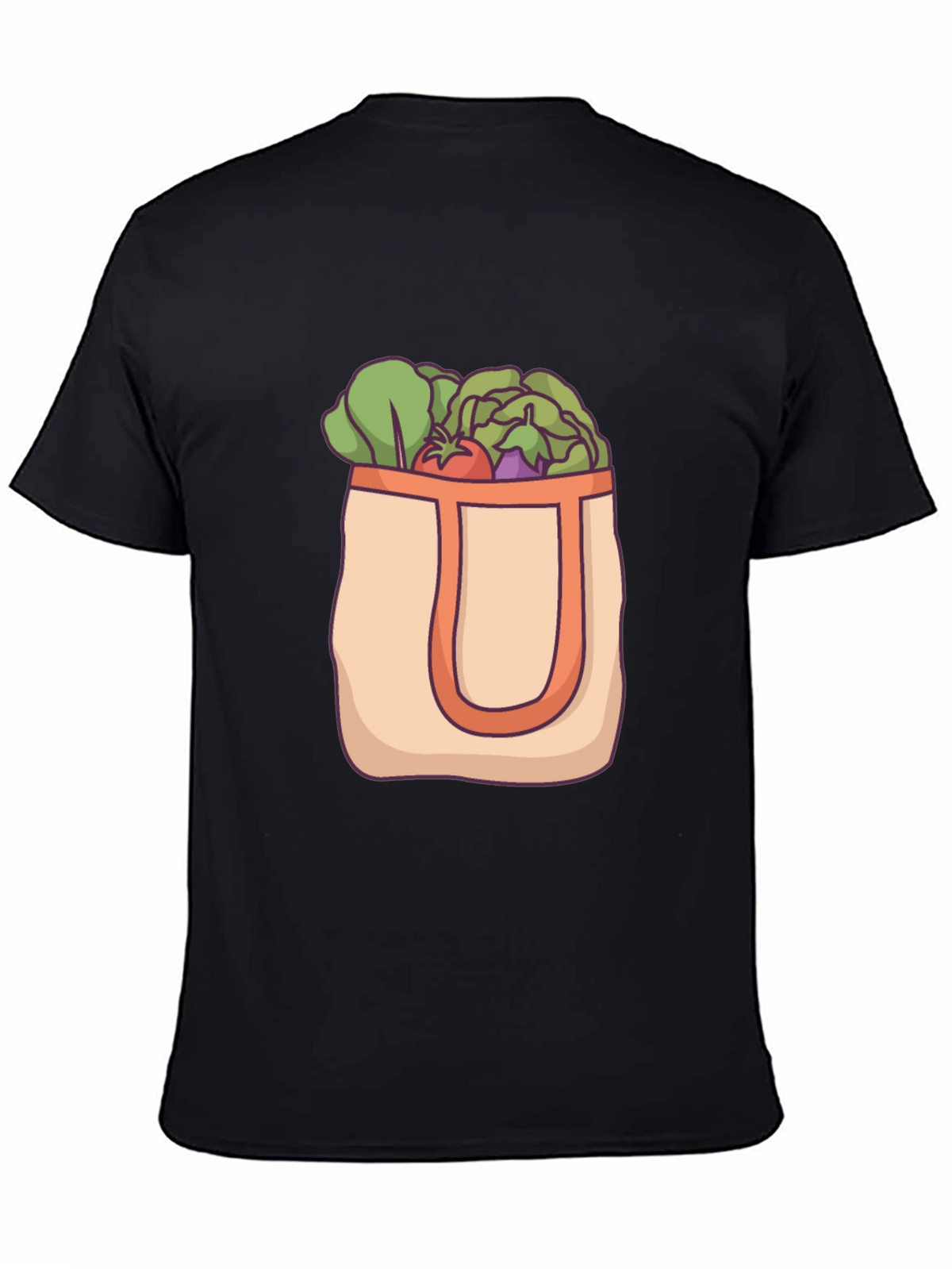 Organic Produce Tote Graphic T-Shirt