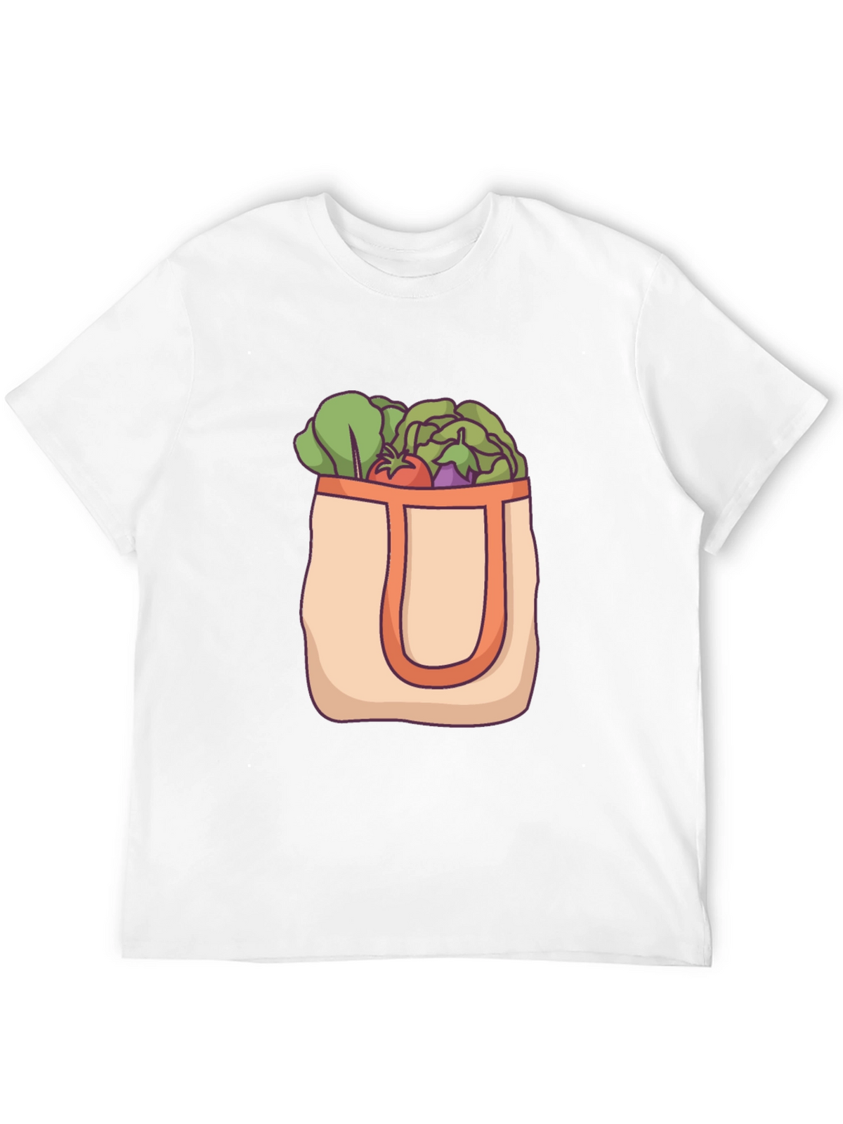 Organic Produce Tote Graphic T-Shirt