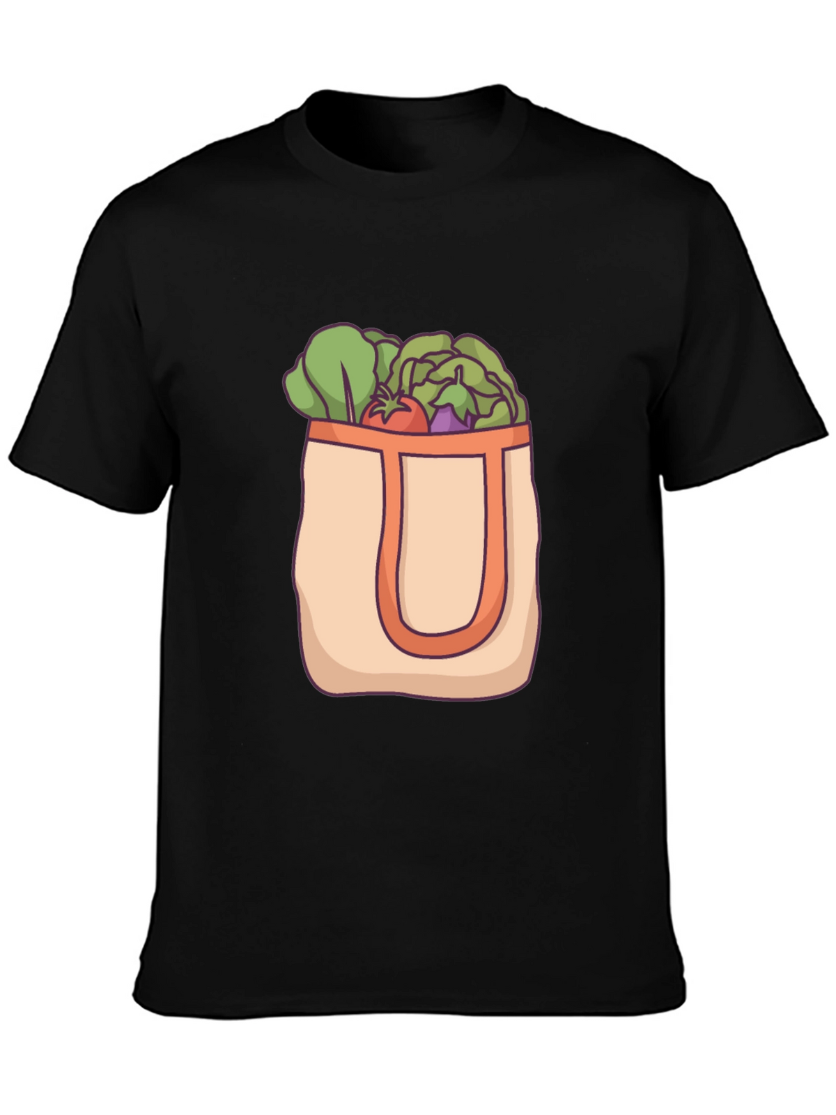Organic Produce Tote Graphic T-Shirt