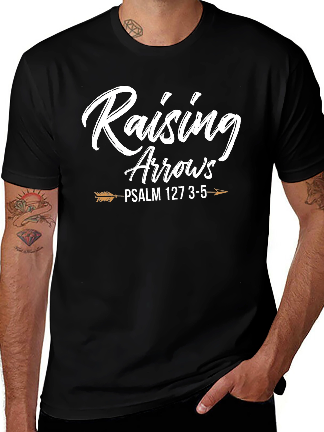 Raising Arrows Psalm 127 T-Shirt