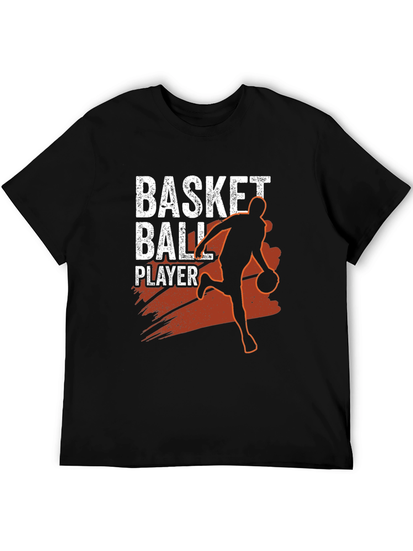 Basketball Player Black Graphic Tee