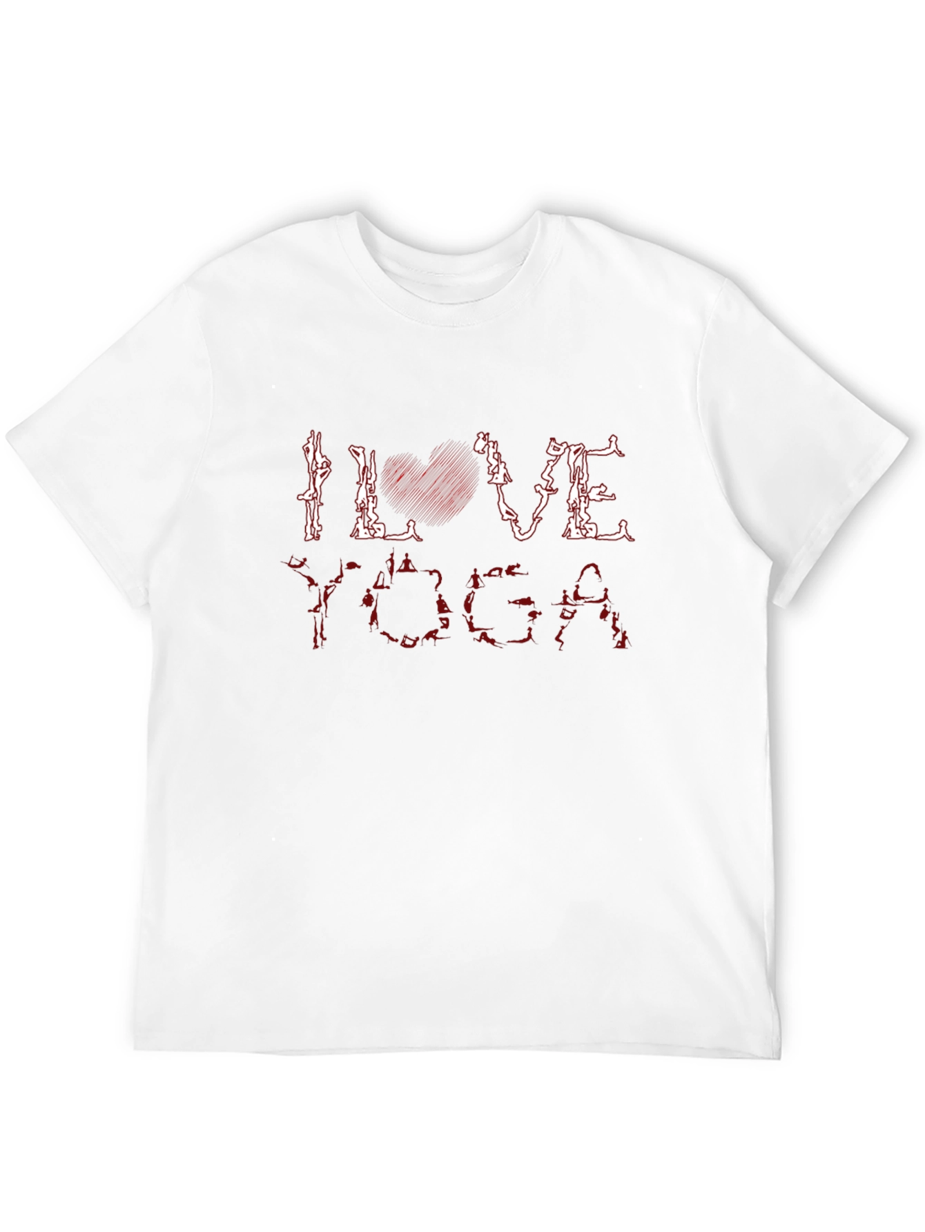 I Love Yoga T-Shirt - Black Graphic Tee