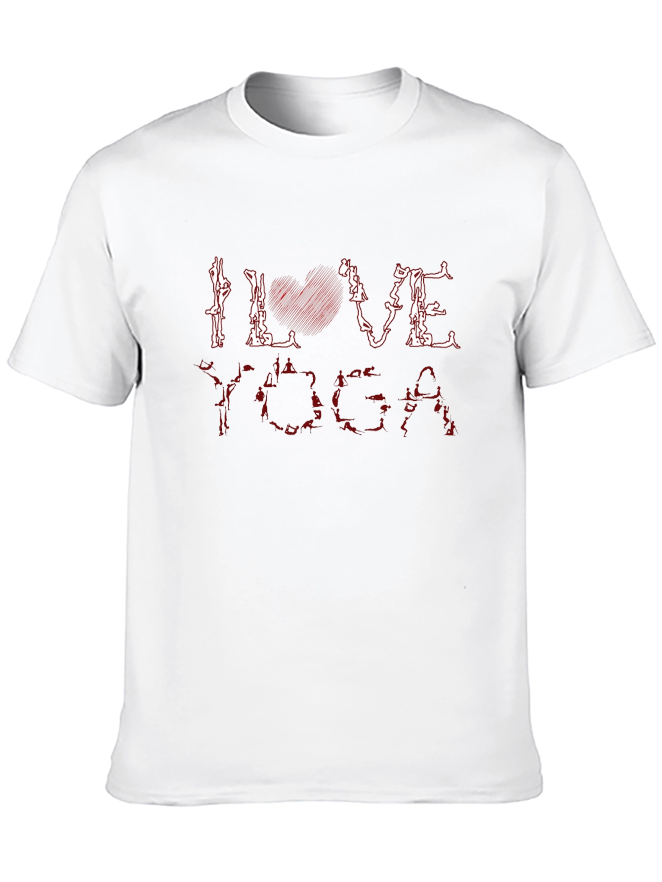I Love Yoga T-Shirt - Black Graphic Tee