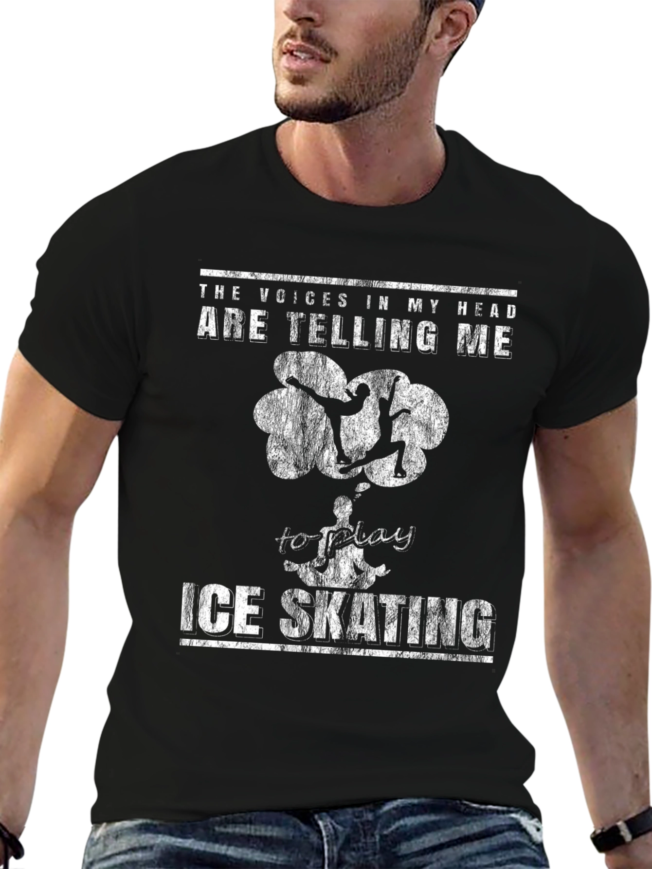 Ice Skating T-Shirt - The Voices In My Head
