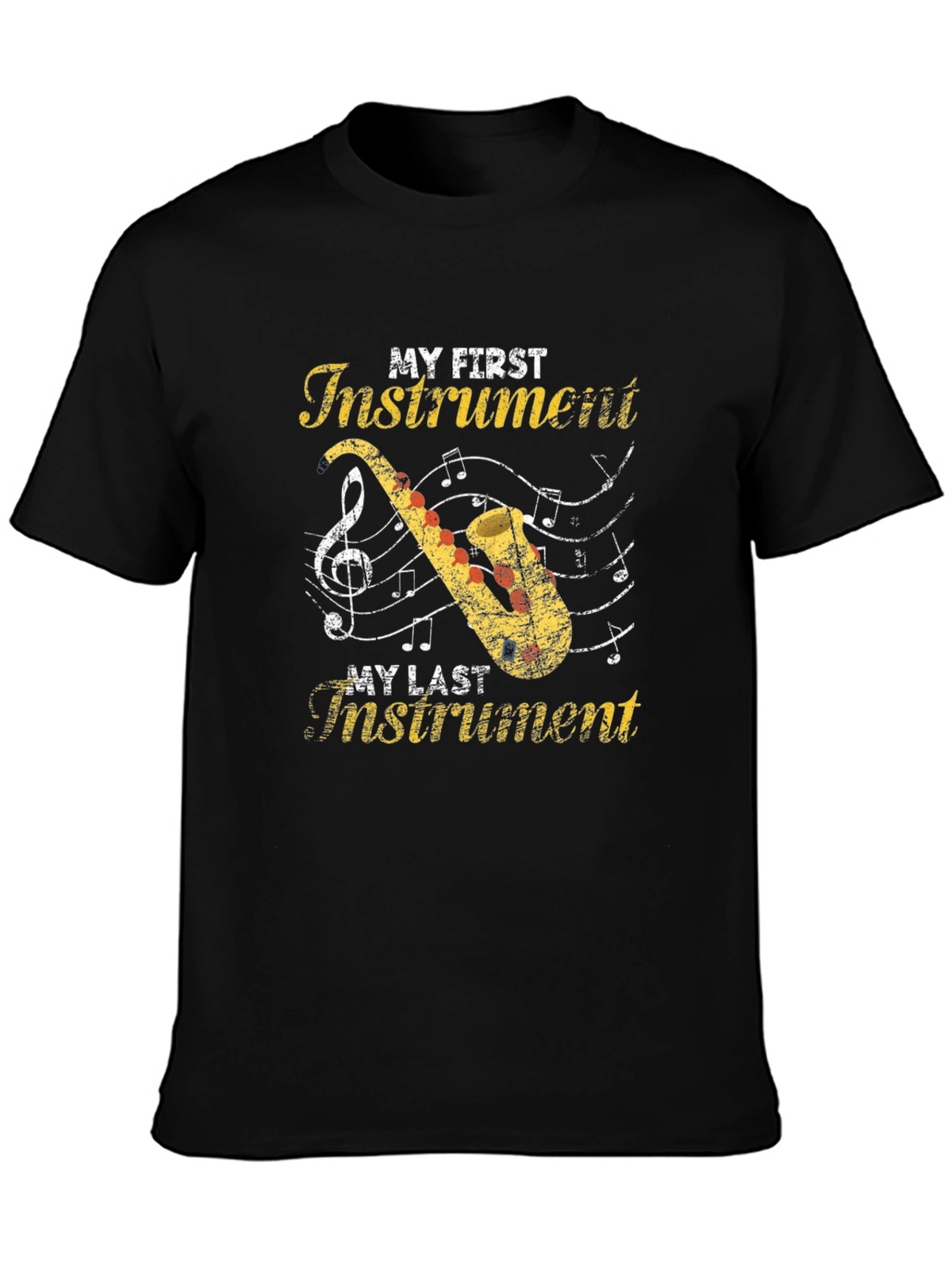 My First Instrument Saxophone Graphic T-Shirt