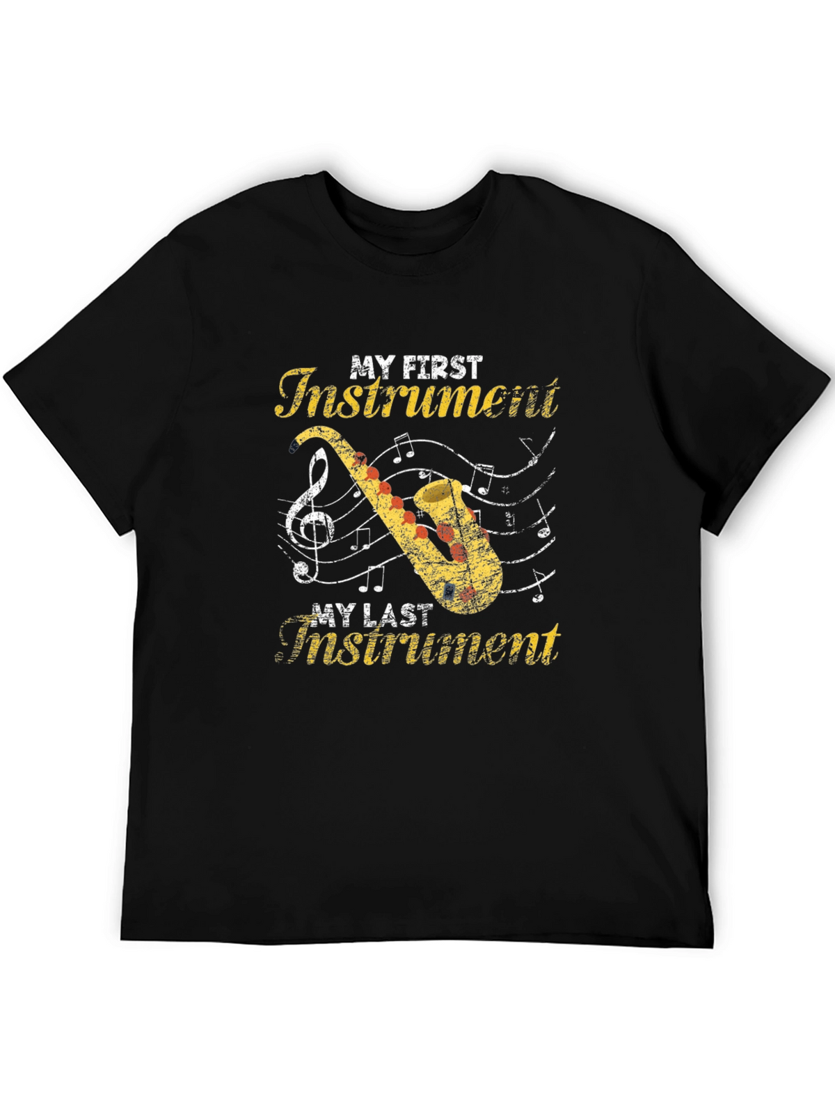 My First Instrument Saxophone Graphic T-Shirt