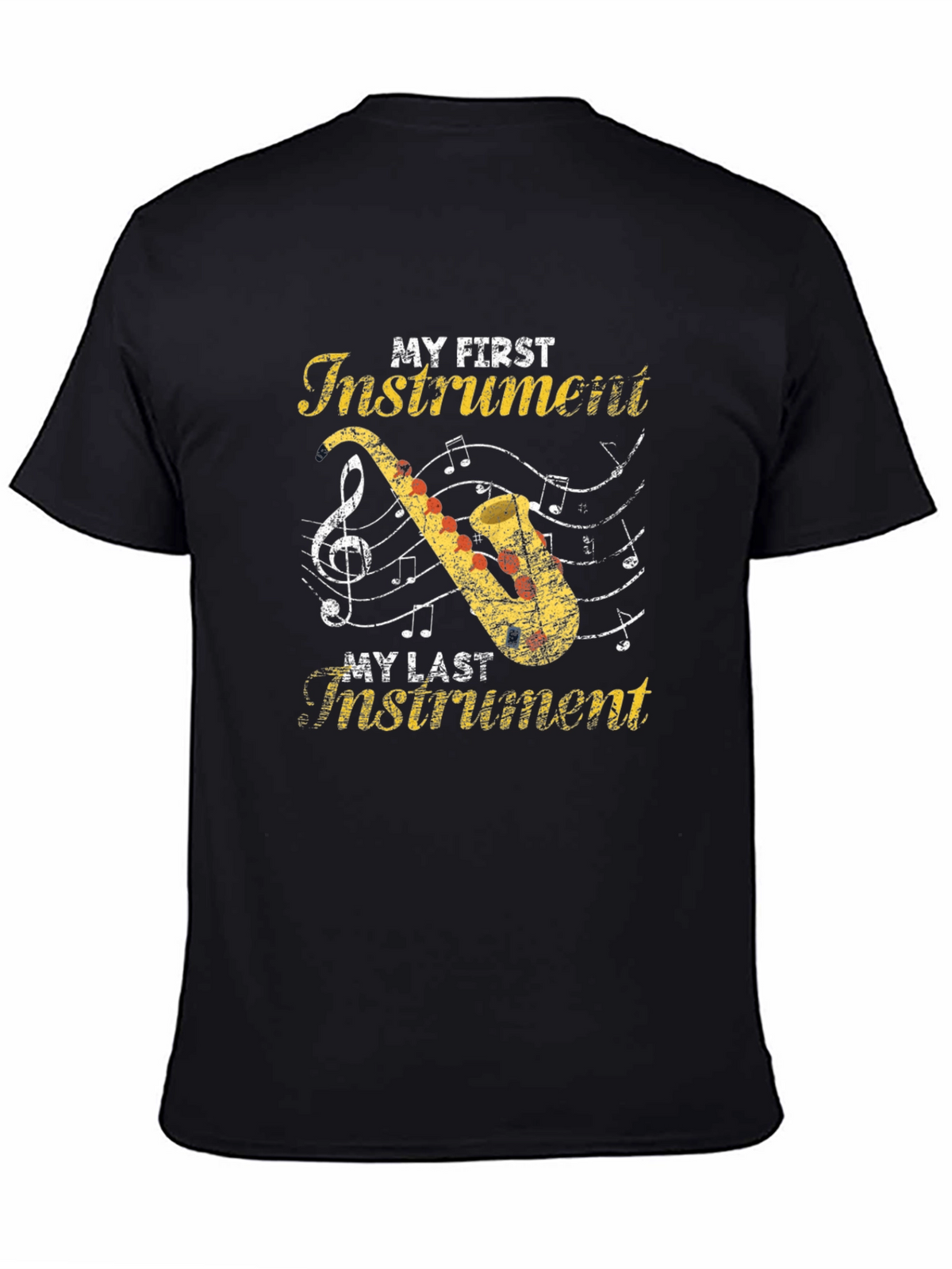 My First Instrument Saxophone Graphic T-Shirt