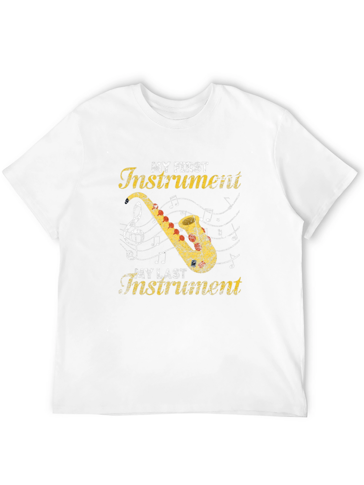 My First Instrument Saxophone Graphic T-Shirt