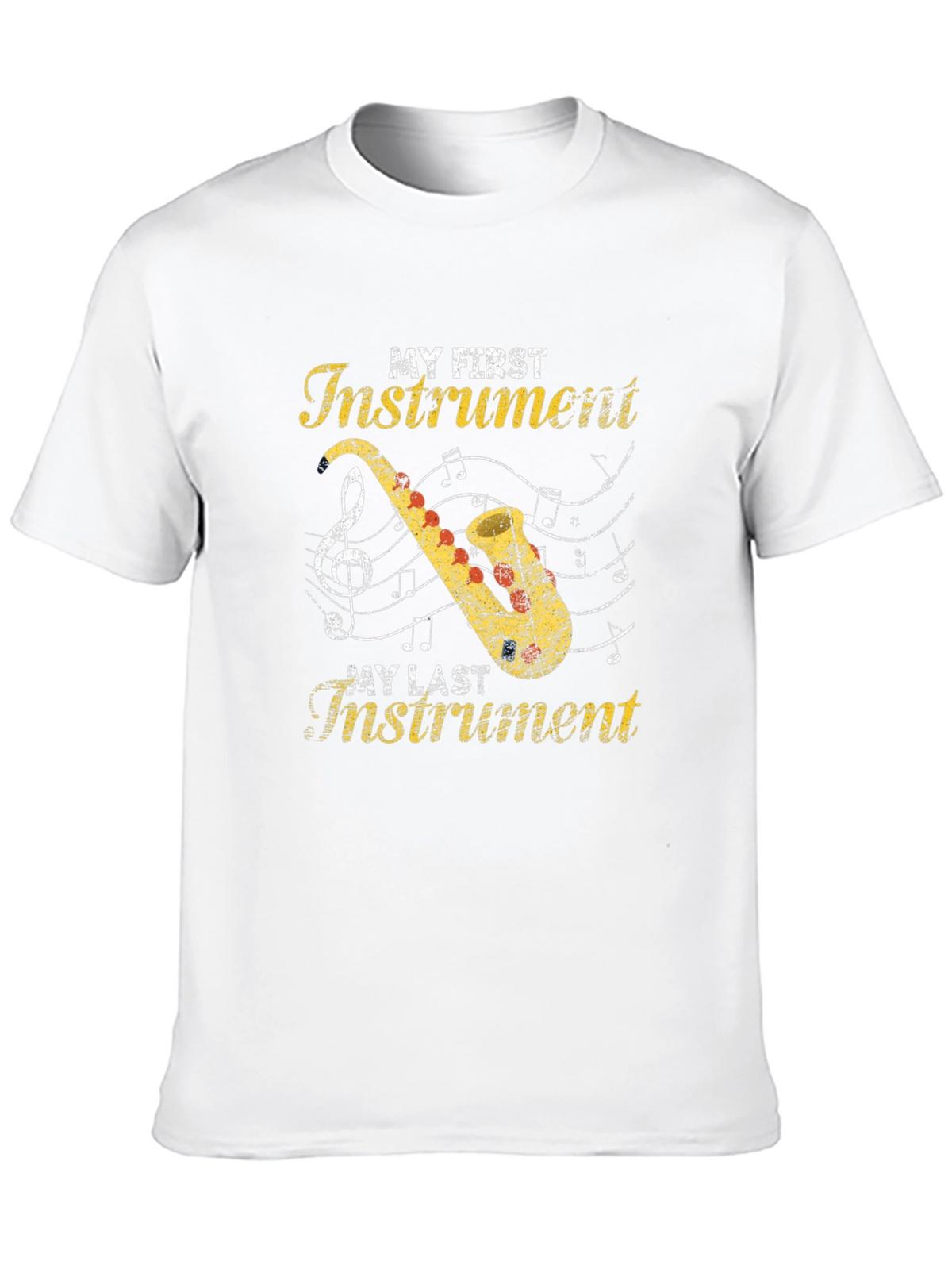 My First Instrument Saxophone Graphic T-Shirt
