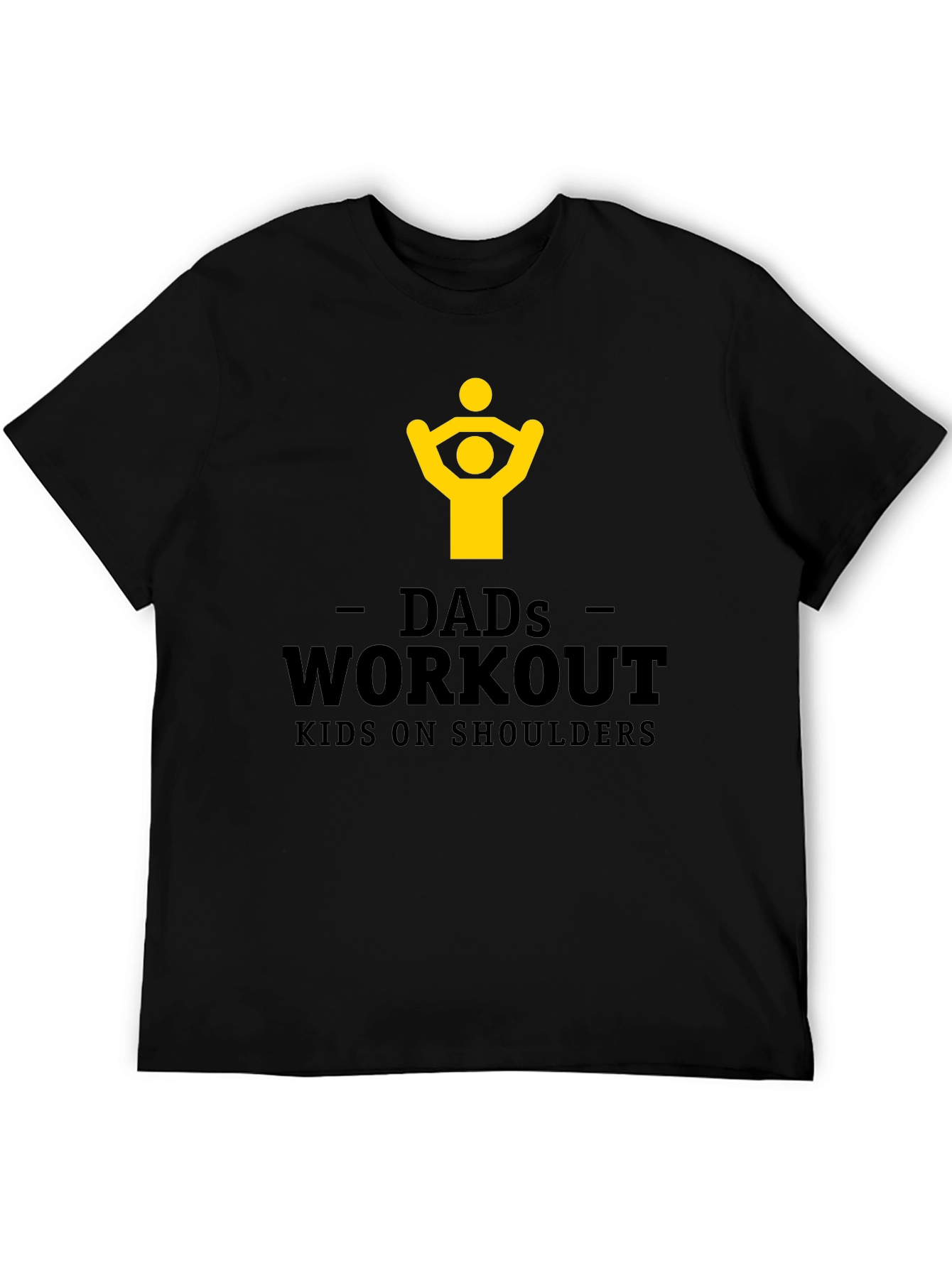 Dads Workout T-Shirt - Kids On Shoulders
