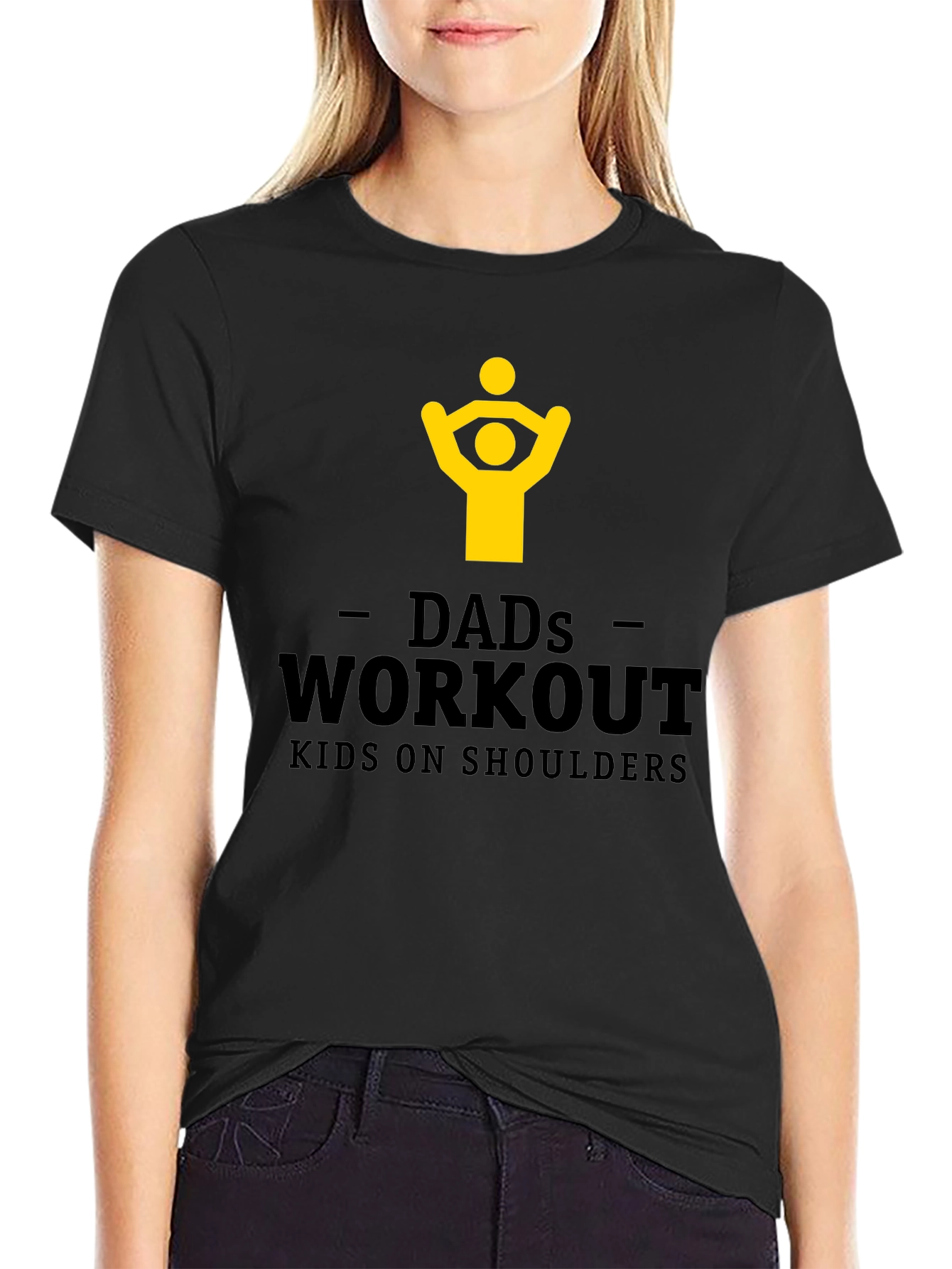 Dads Workout T-Shirt - Kids On Shoulders