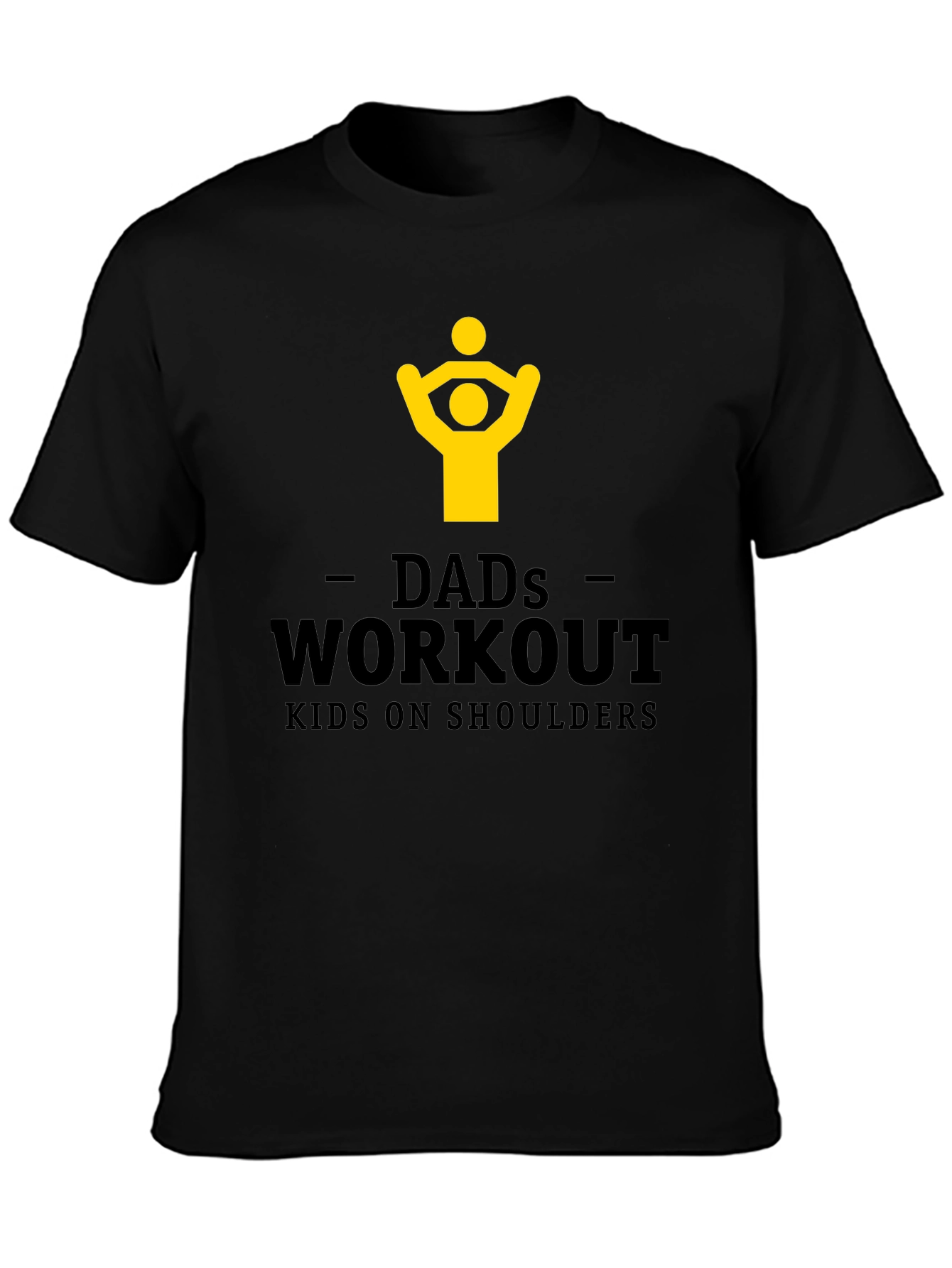 Dads Workout T-Shirt - Kids On Shoulders
