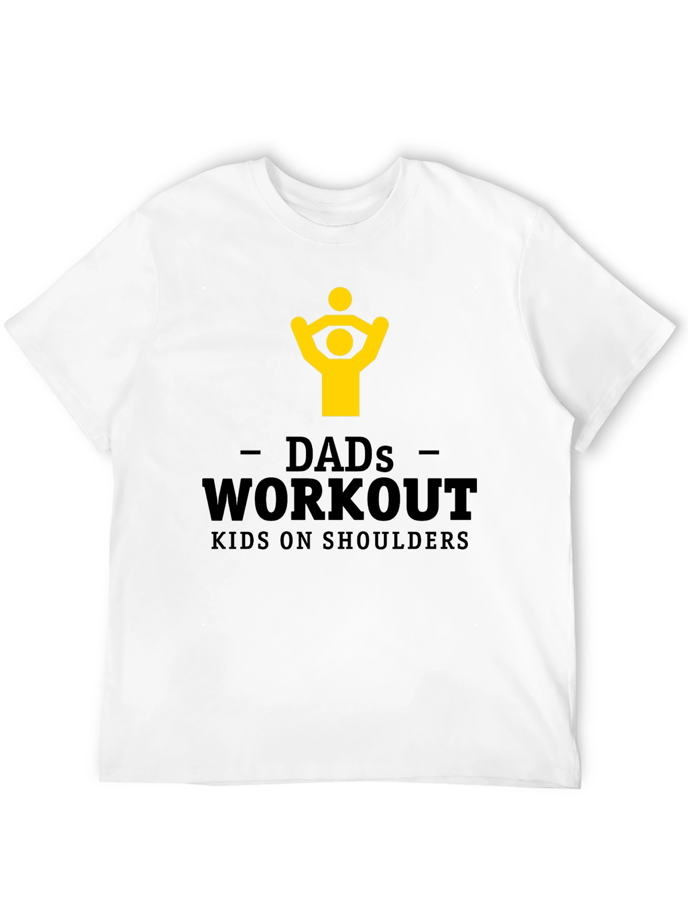 Dads Workout T-Shirt - Kids On Shoulders