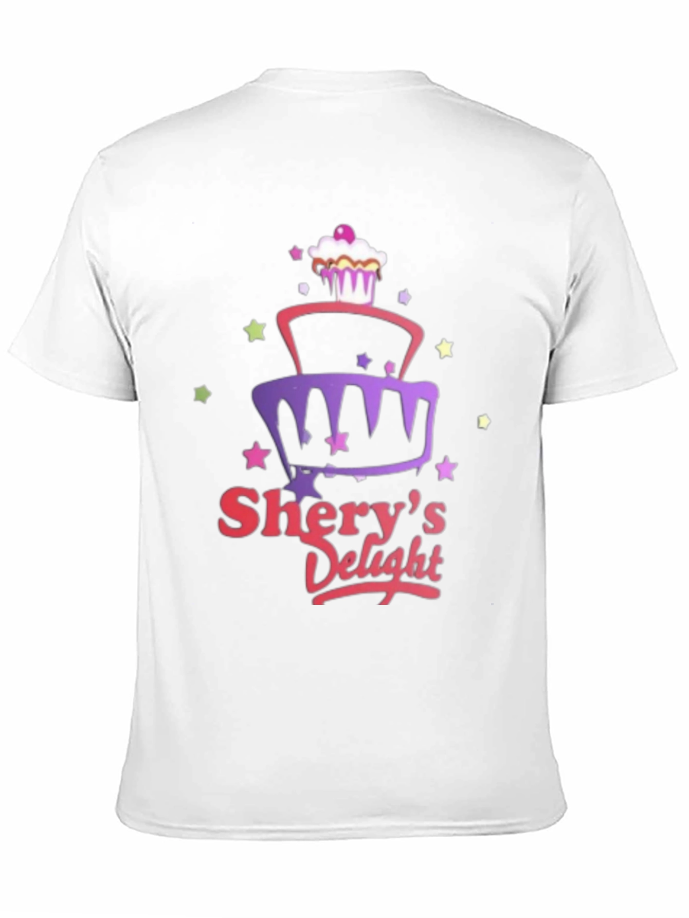 Sherys Delight Cake Graphic Black T-Shirt