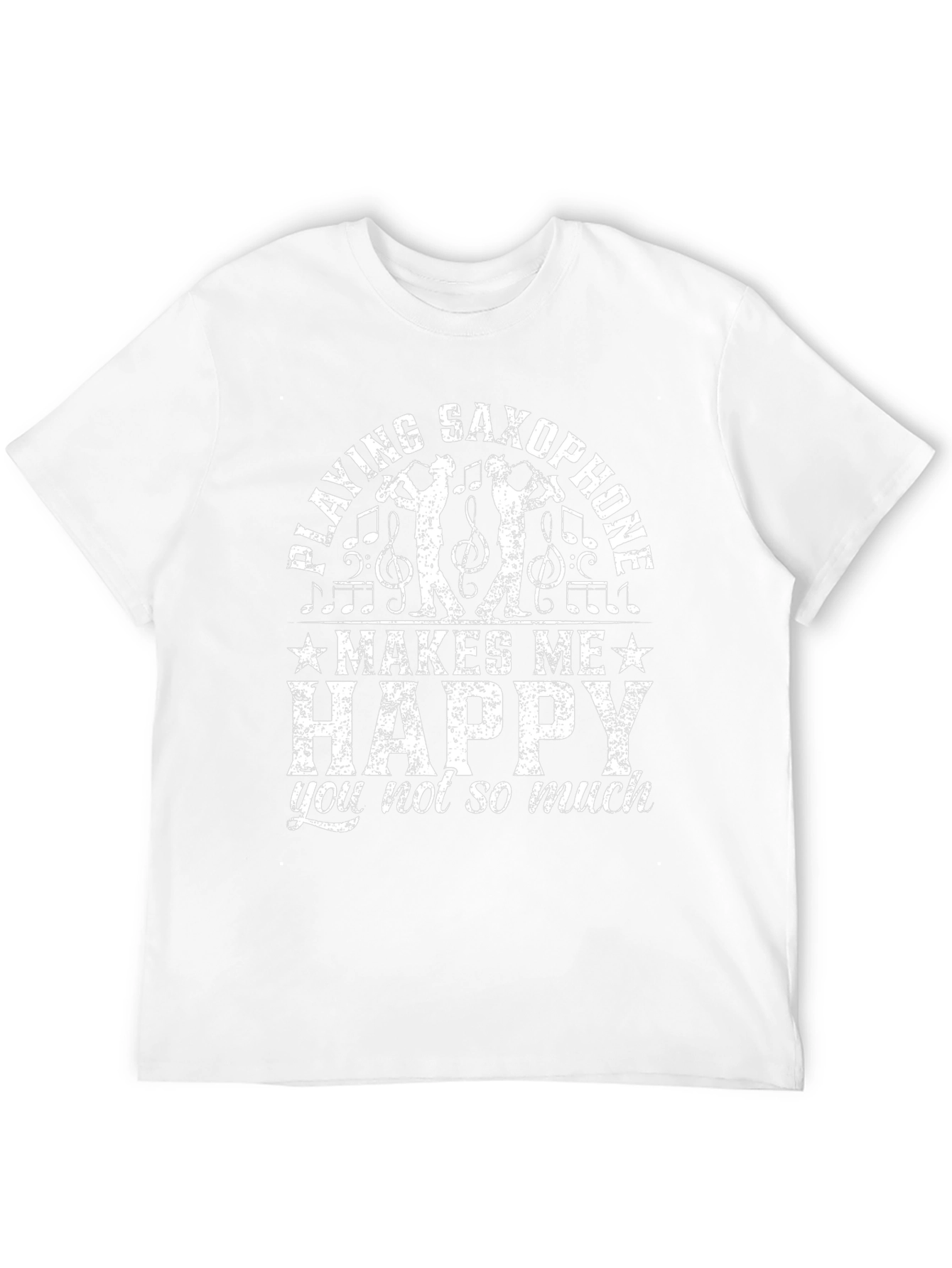 Saxophone Lover T-Shirt: Makes Me Happy