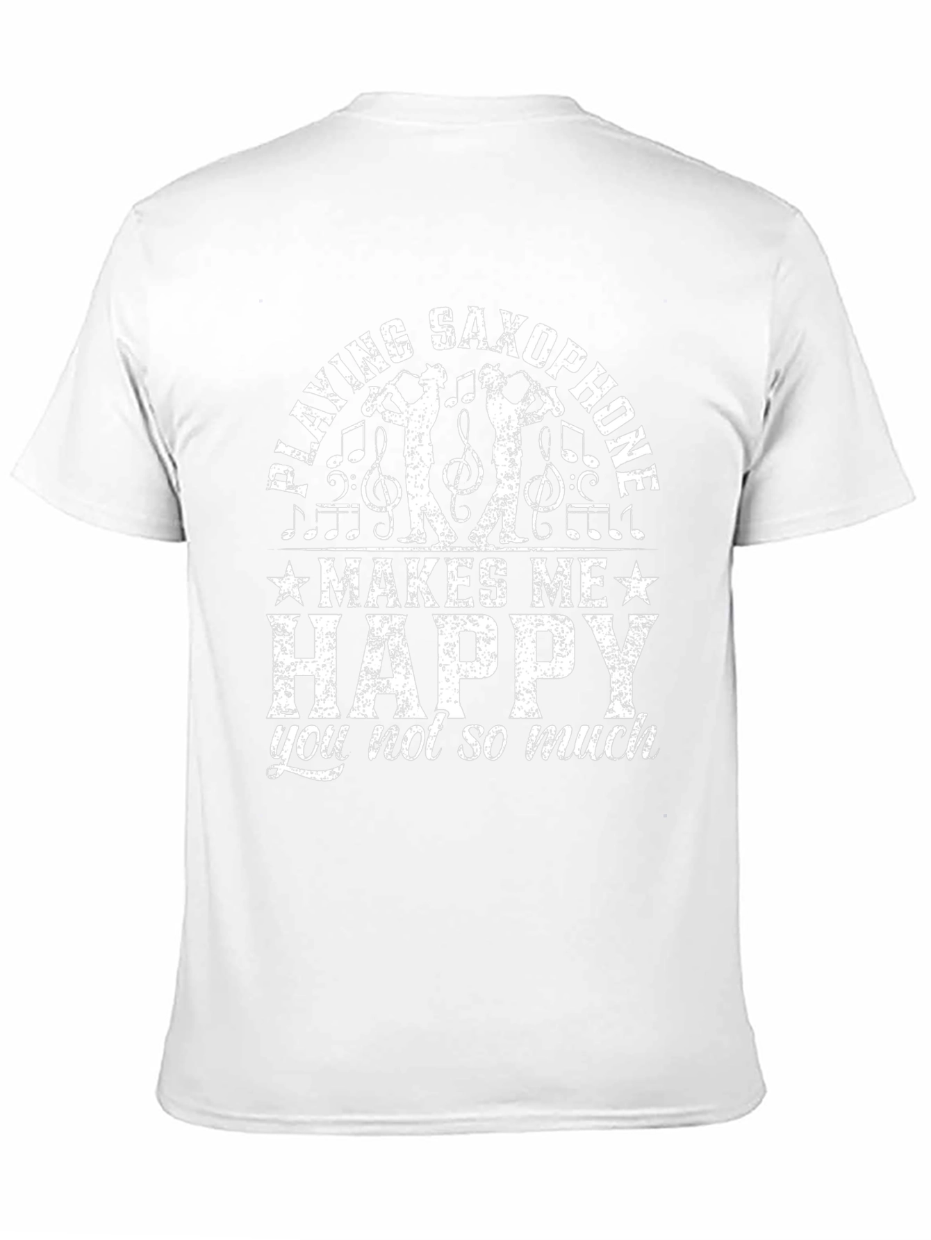 Saxophone Lover T-Shirt: Makes Me Happy