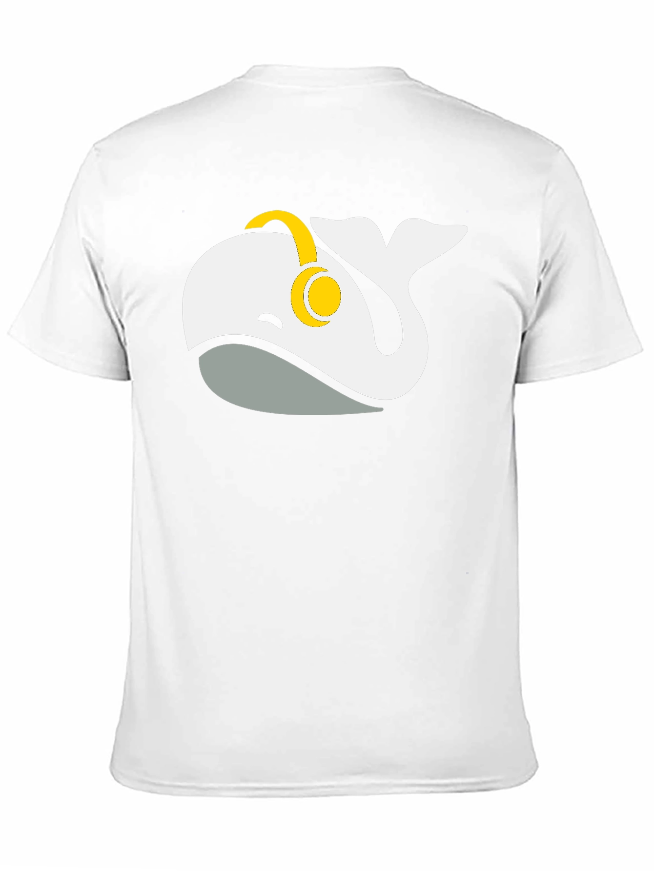 Whale Music Lover T-Shirt - Black Cotton Blend