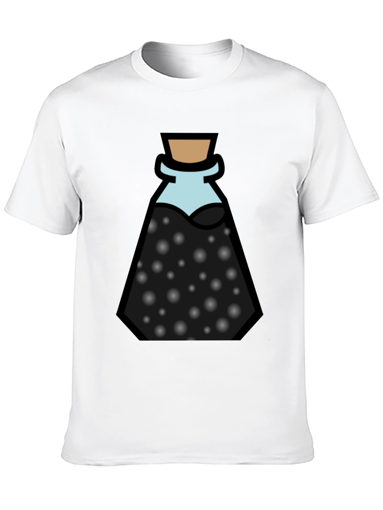 Potion Bottle Graphic Black T-Shirt