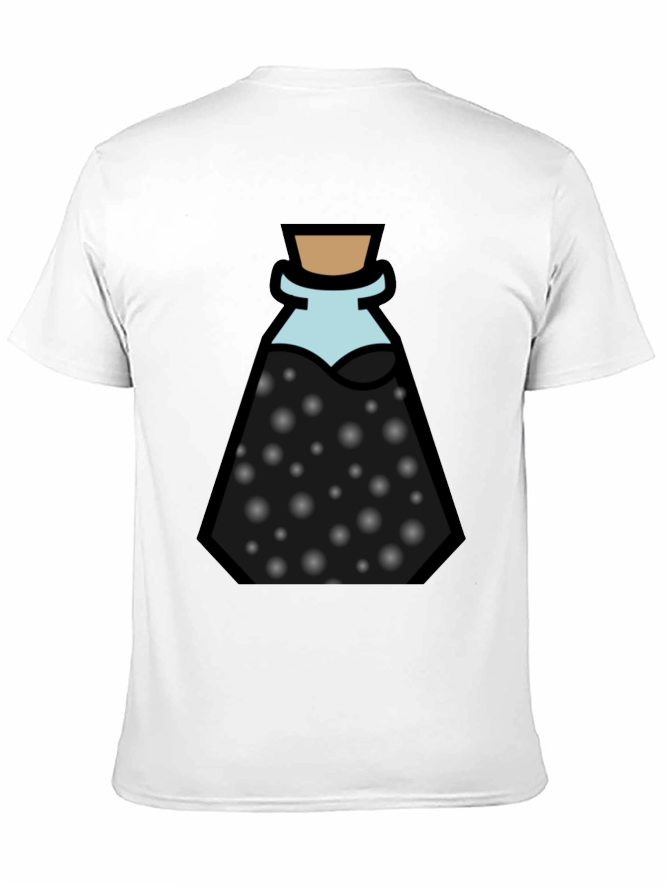 Potion Bottle Graphic Black T-Shirt