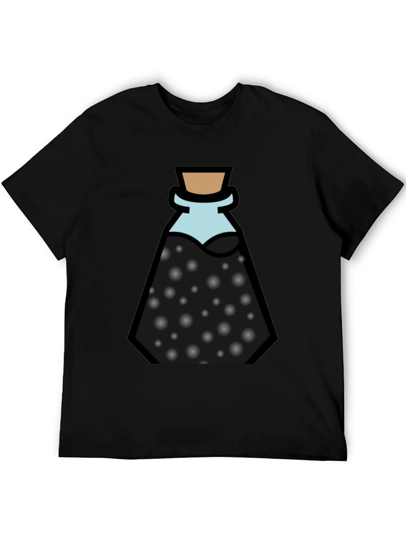 Potion Bottle Graphic Black T-Shirt