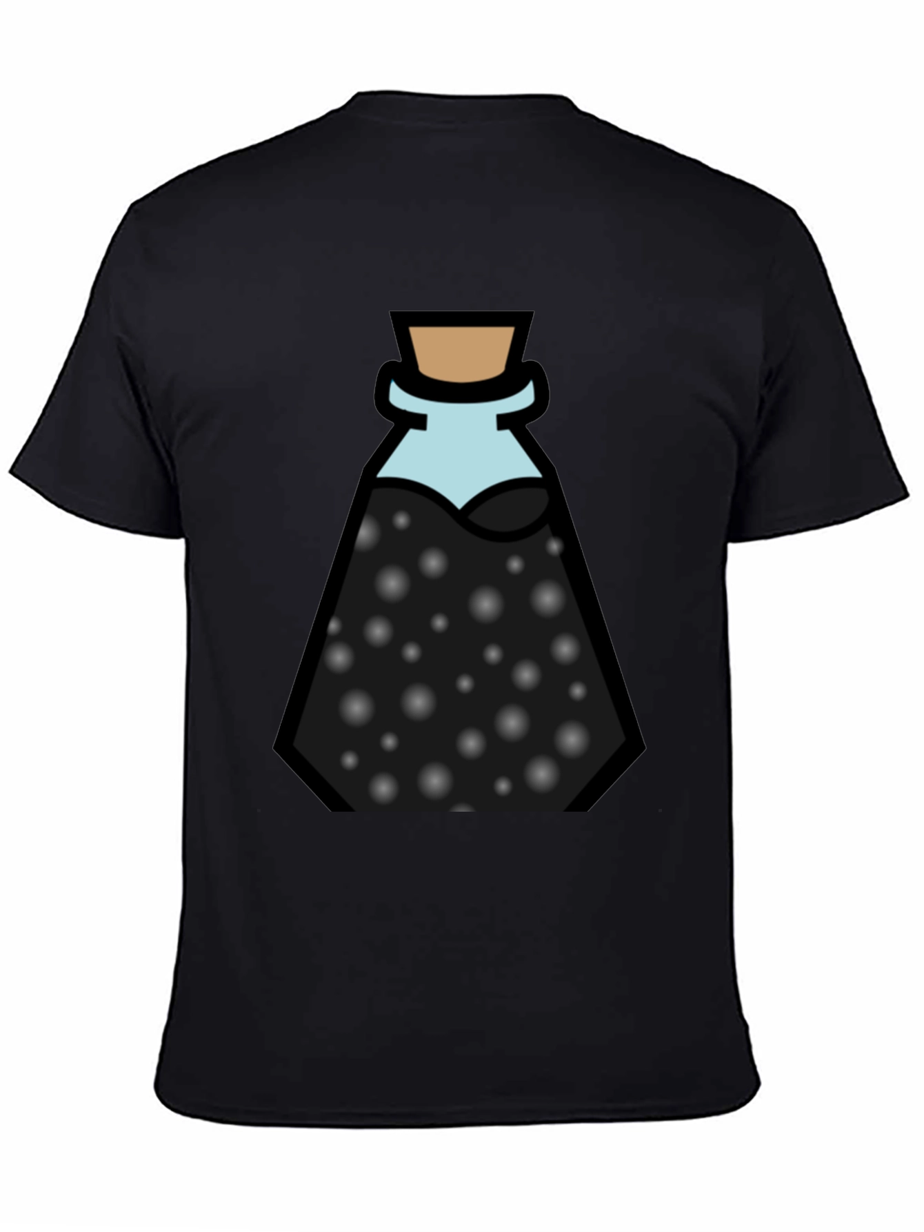 Potion Bottle Graphic Black T-Shirt