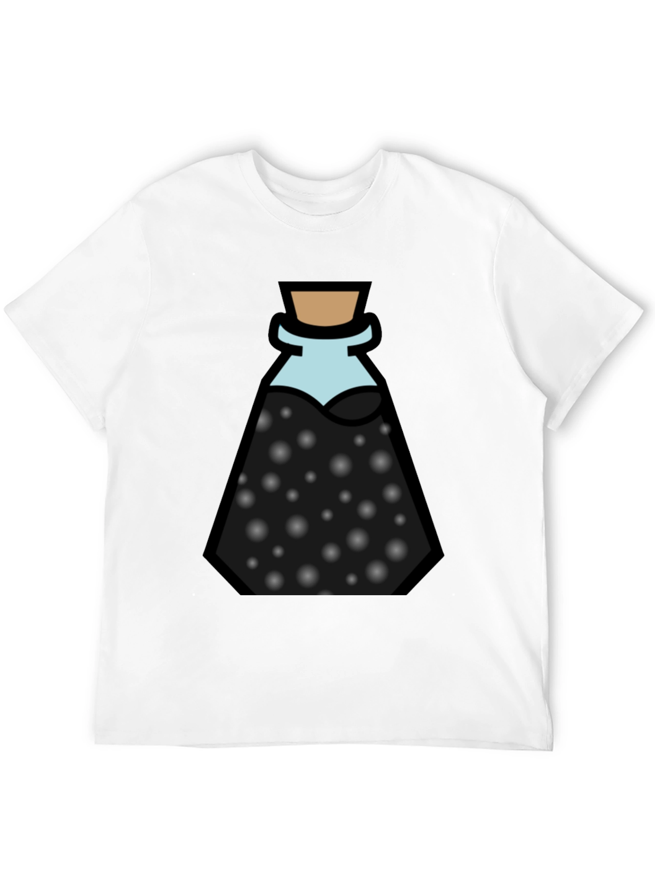 Potion Bottle Graphic Black T-Shirt