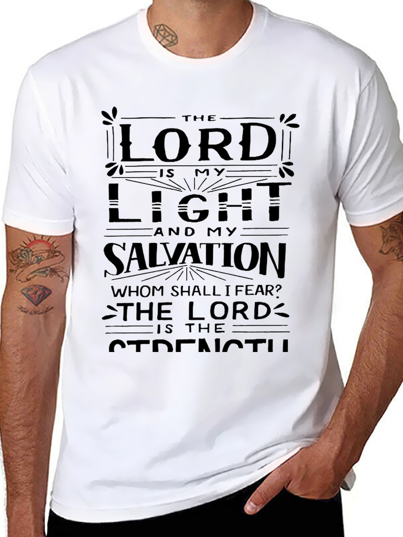 The Lord is My Light Graphic Tee