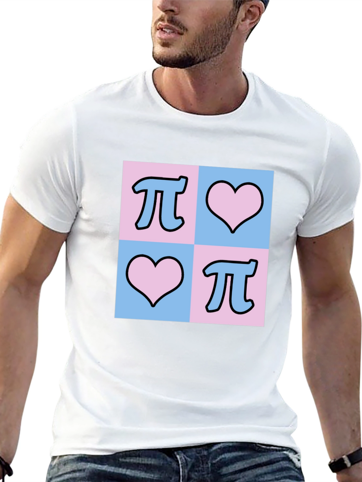 Math Pi Heart T-Shirt: Nerd Love Tee