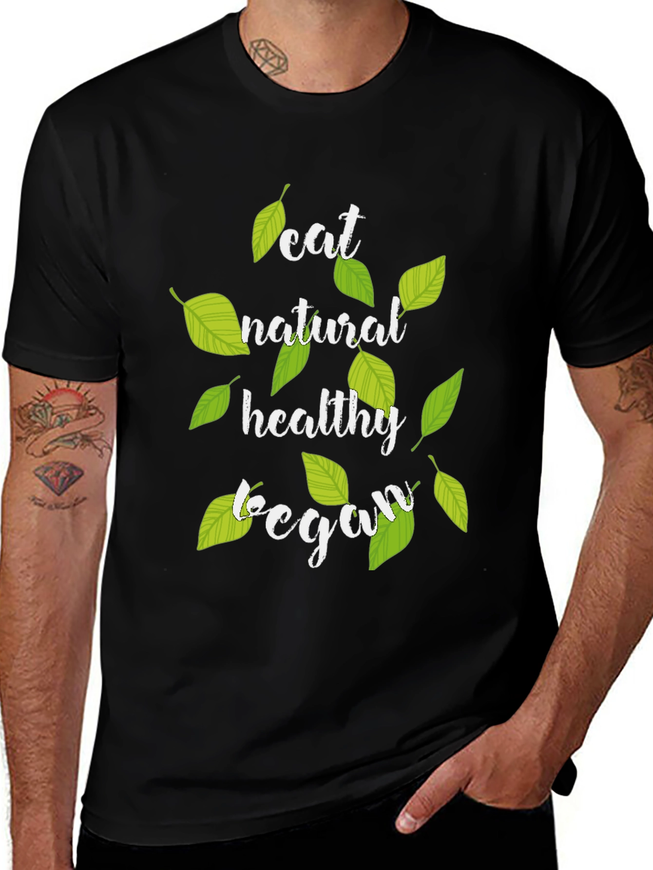 Eat Natural Vegan Graphic Tee